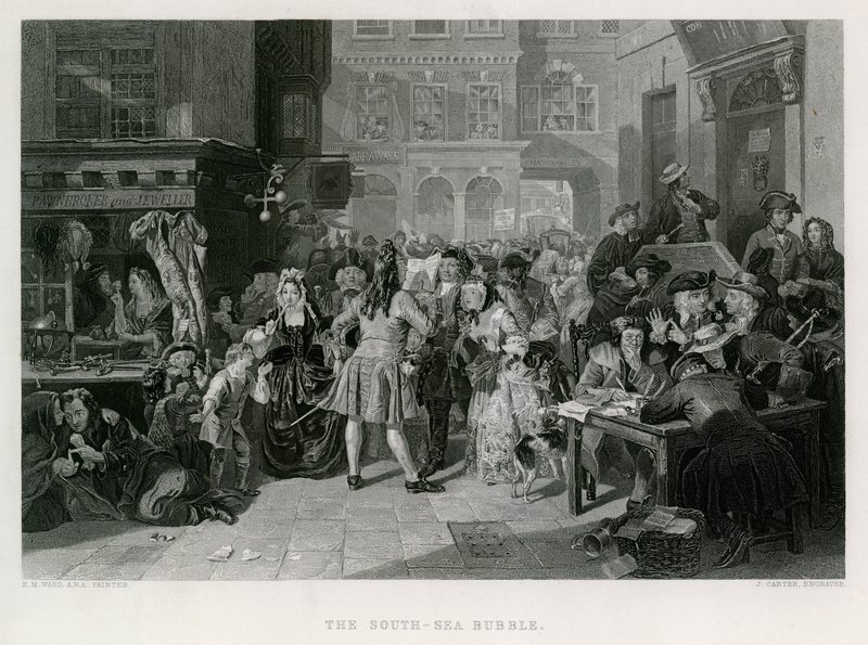 Bańka Morza Południowego autorstwa Edward Matthew Ward