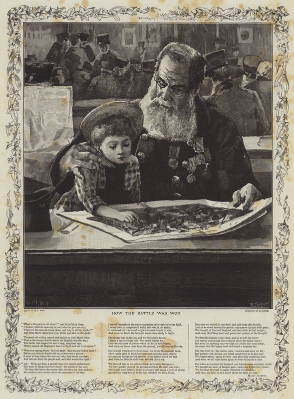 Jak wygrano bitwę (grawerunek) autorstwa Edward R. King