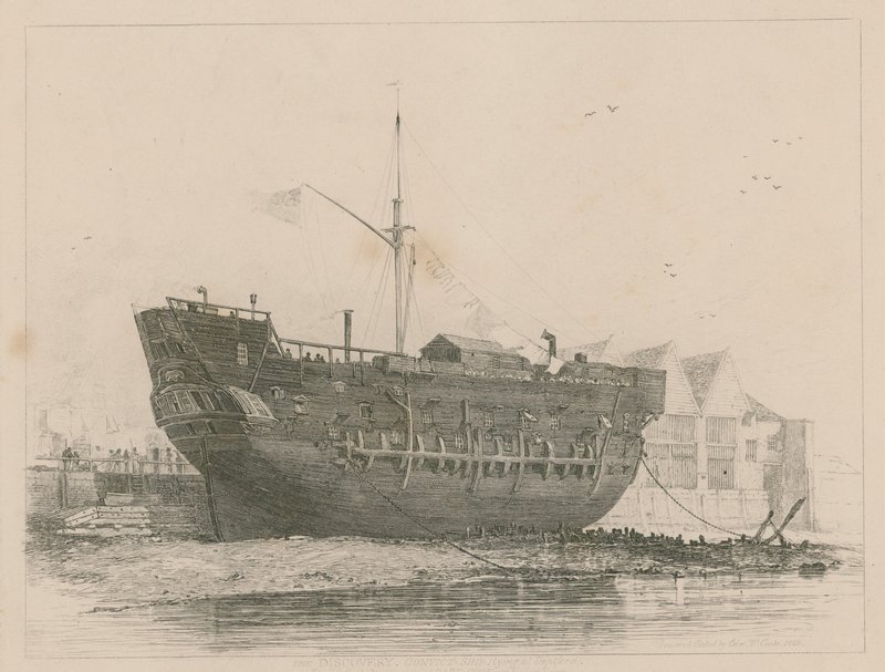 Odkrycie leżące w Deptford autorstwa Edward William Cooke