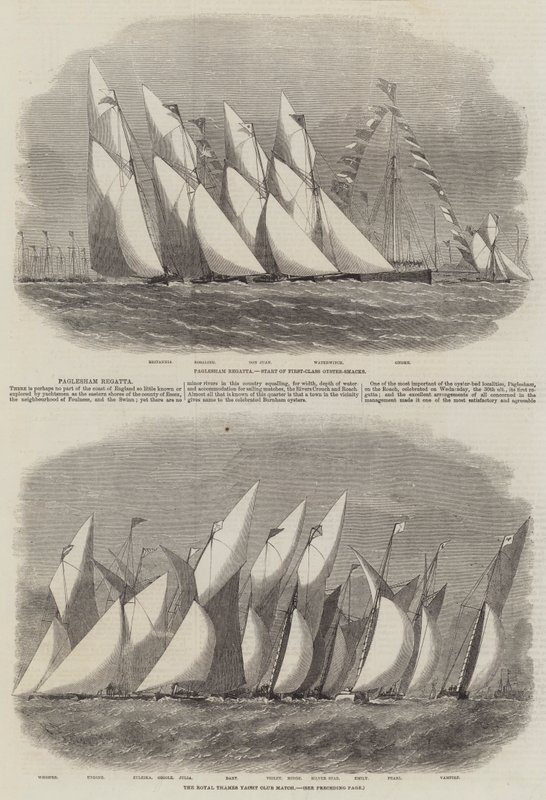 Regaty Paglesham autorstwa Edwin Weedon