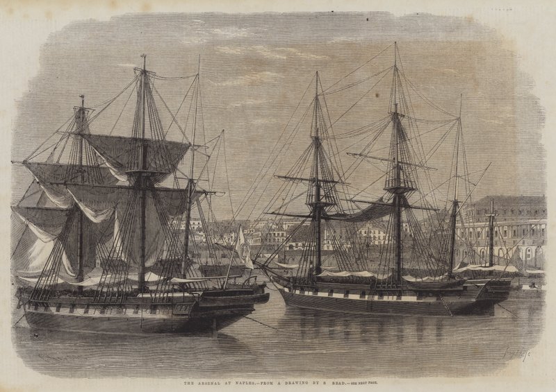 Arsenał w Neapolu autorstwa Edwin Weedon