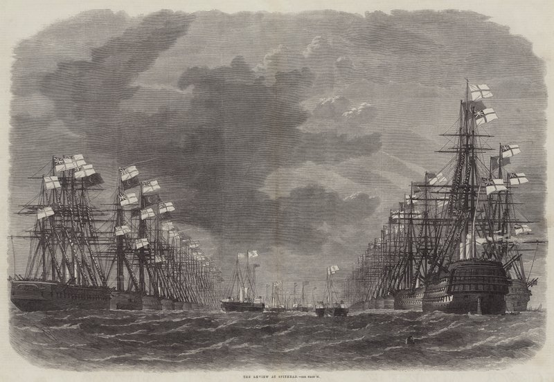 Przegląd w Spithead autorstwa Edwin Weedon