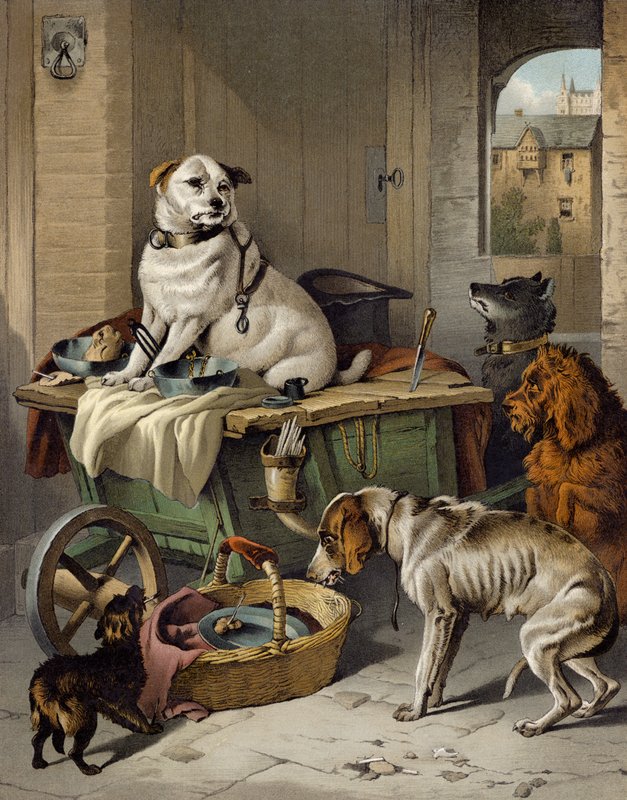 Jack w biurze autorstwa Edwin after Landseer