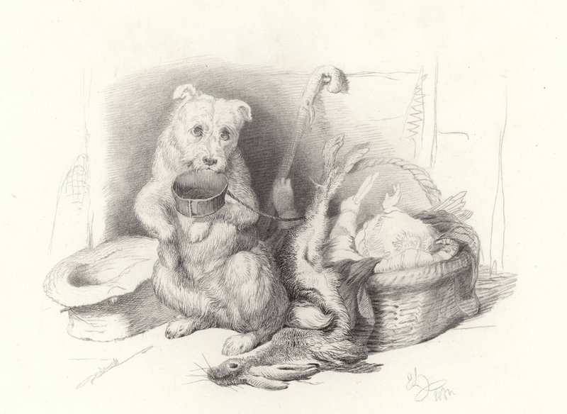 Żebrak autorstwa Edwin Landseer