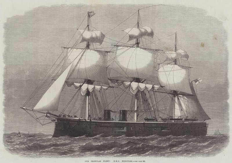 Nasza pancerna flota, HMS Hercules autorstwa Edwin Weedon