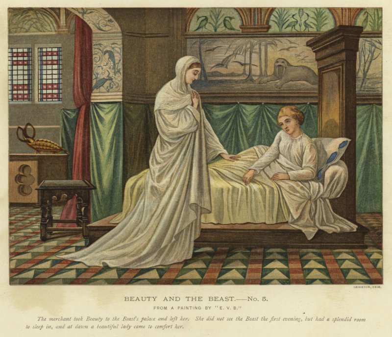 Scena z Pięknej i Bestii autorstwa Eleanor Vere Boyle