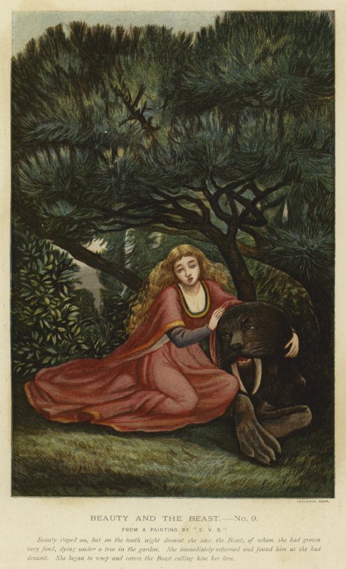 Scena z Pięknej i Bestii autorstwa Eleanor Vere Boyle