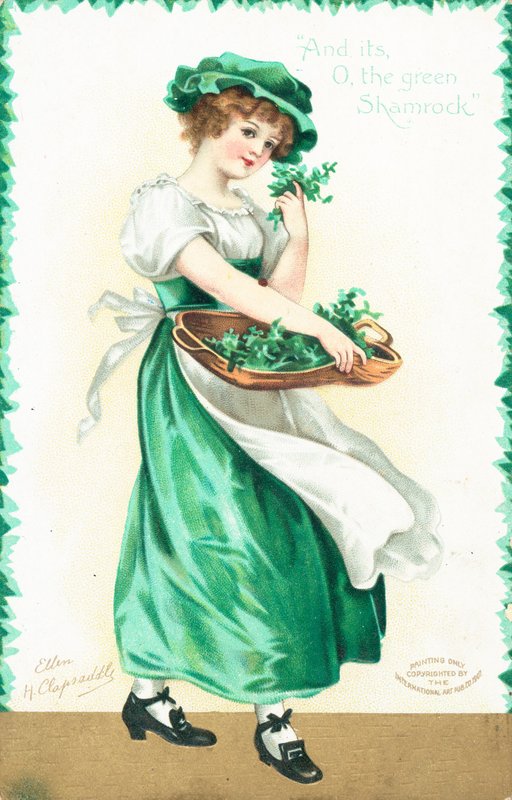 Гэгээн Патрикийн өдрийн карт поли autorstwa Ellen Hattie Clapsaddle
