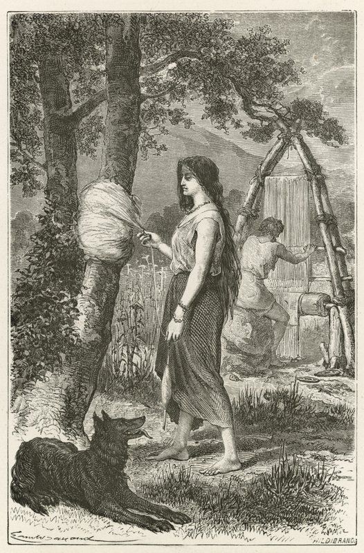 Pierwszy tkacz autorstwa Emile Antoine Bayard