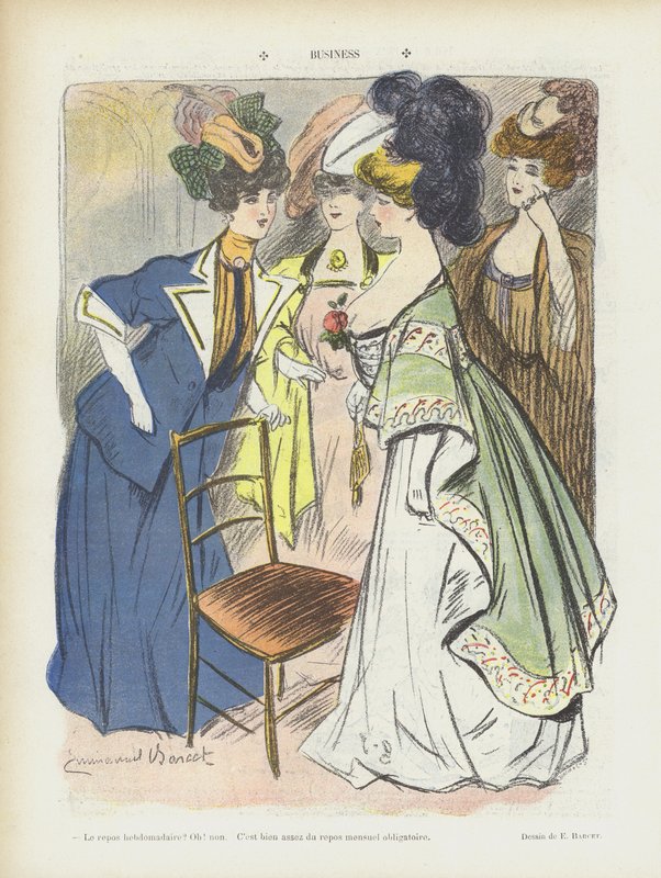 Ilustracja do Le Rire autorstwa Emmanuel Barcet