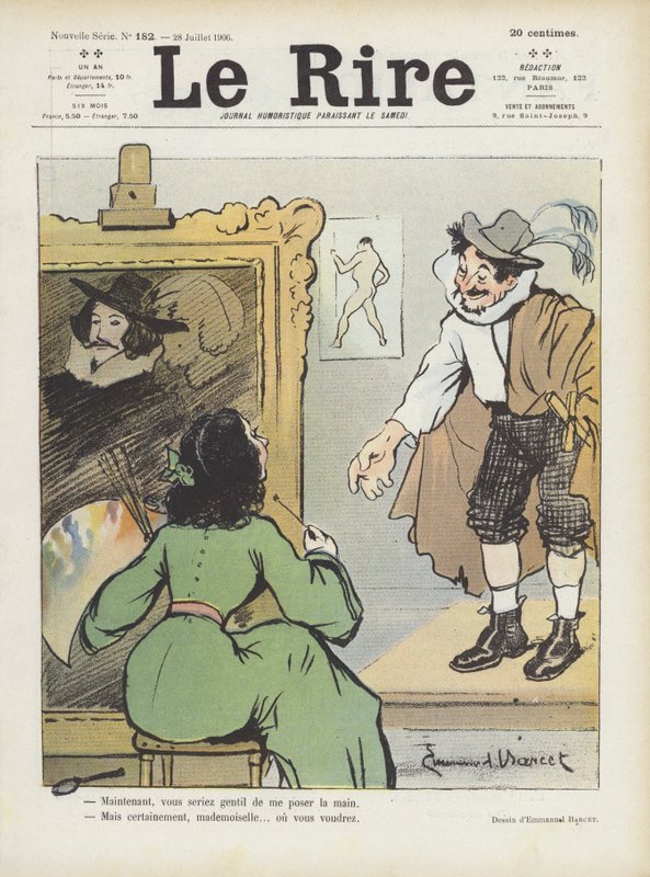 Ilustracja do Le Rire autorstwa Emmanuel Barcet
