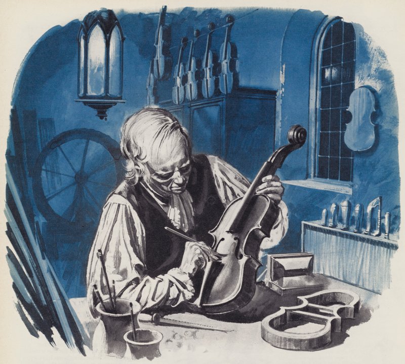 Antonio Stradivari autorstwa English School
