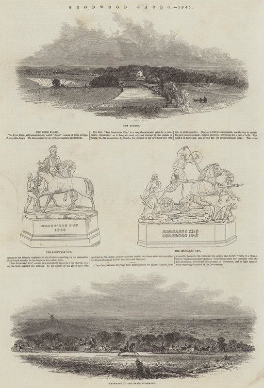 Wyścigi Goodwood, 1845 autorstwa English School