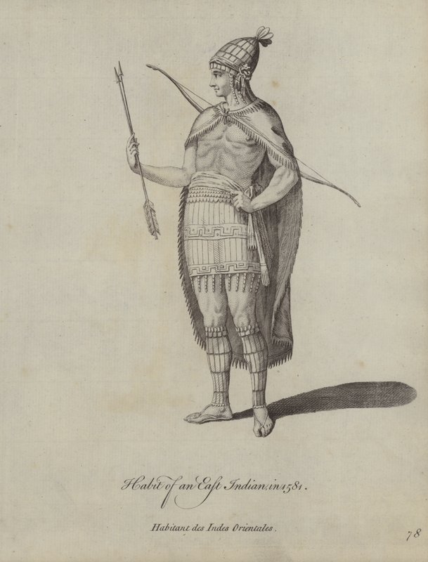 Nawyk wschodniego Indianina w 1581 r. autorstwa English School
