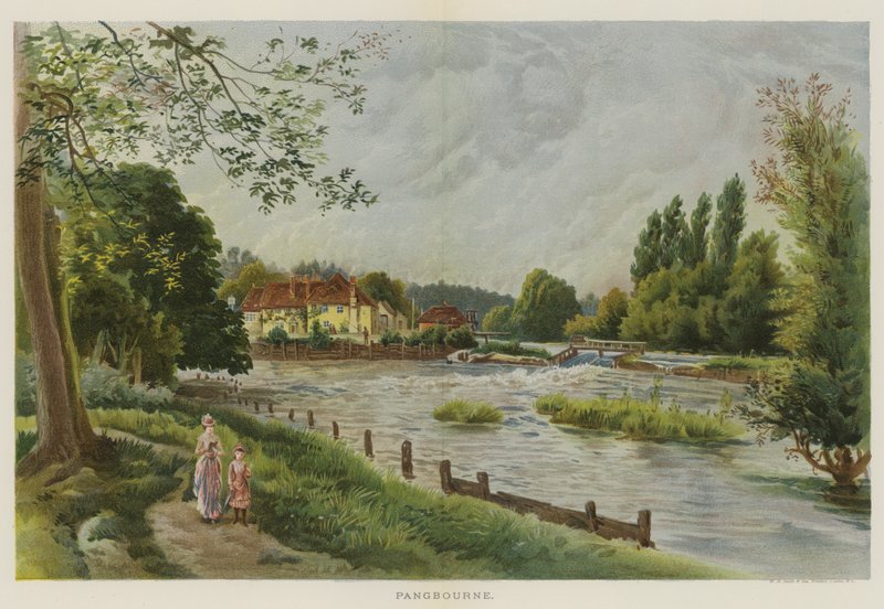 Pangbourne (chromolitho) autorstwa English School