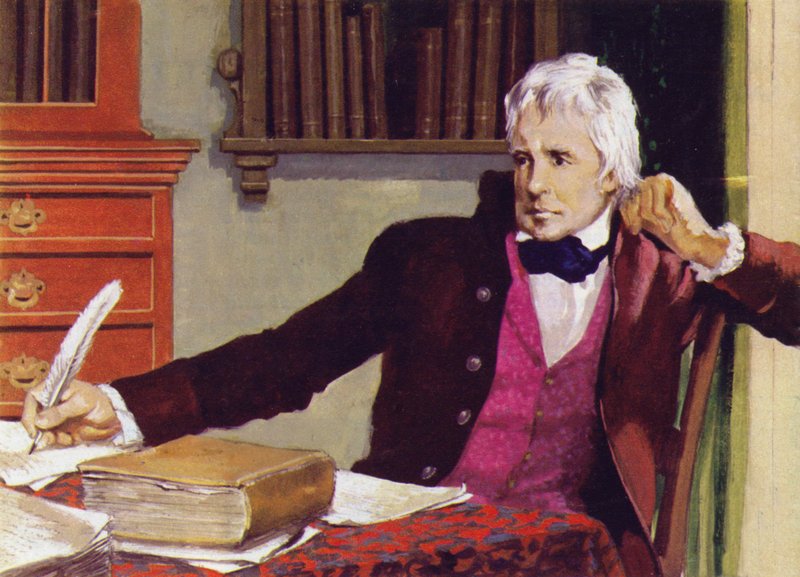 Sir Walter Scott autorstwa English School