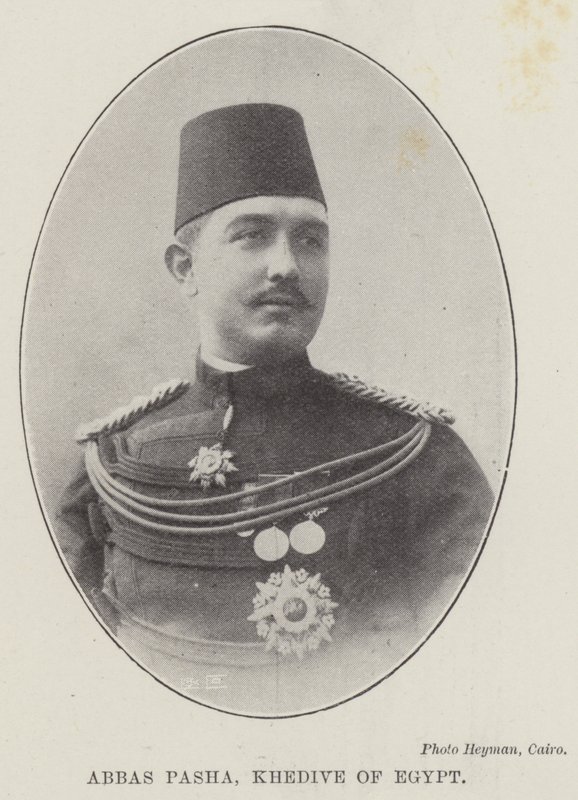 Abbas Pasza, chedyw Egiptu autorstwa English Photographer