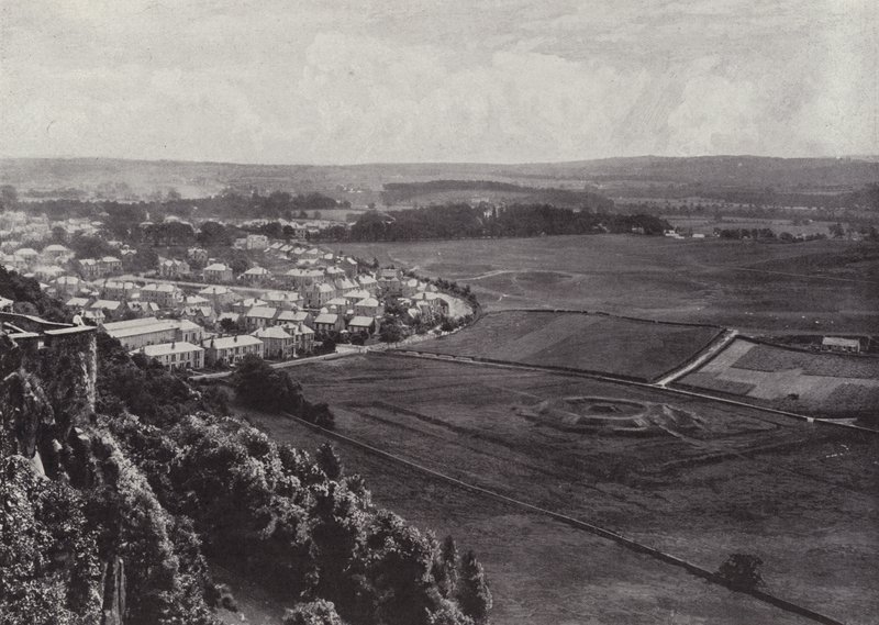 Bannockburn, z zamku Stirling autorstwa English Photographer