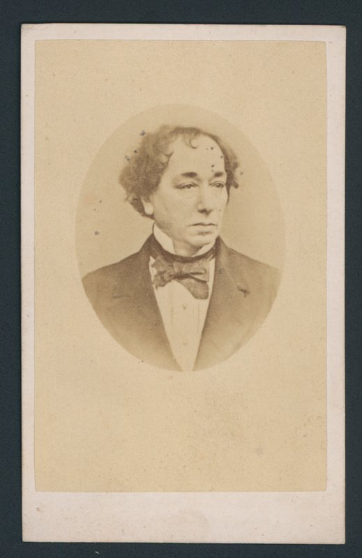 Benjamin Disraeli, wizytówka autorstwa English Photographer