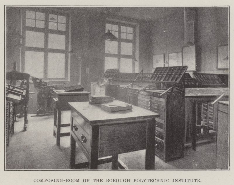 Kompozytornia Borough Polytechnic Institute autorstwa English Photographer