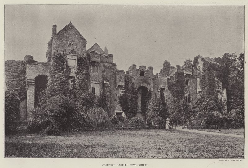 Zamek Compton, Devonshire autorstwa English Photographer
