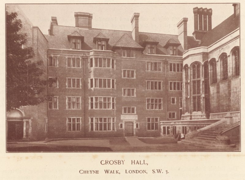Crosby Hall, Cheyne Walk, Londyn autorstwa English Photographer
