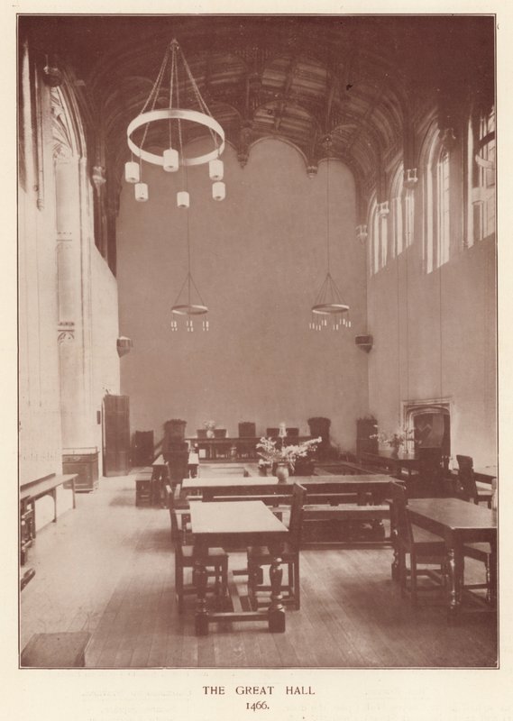 Crosby Hall, Cheyne Walk: Wielka Sala autorstwa English Photographer