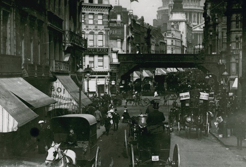 Fleet Street, Londyn autorstwa English Photographer