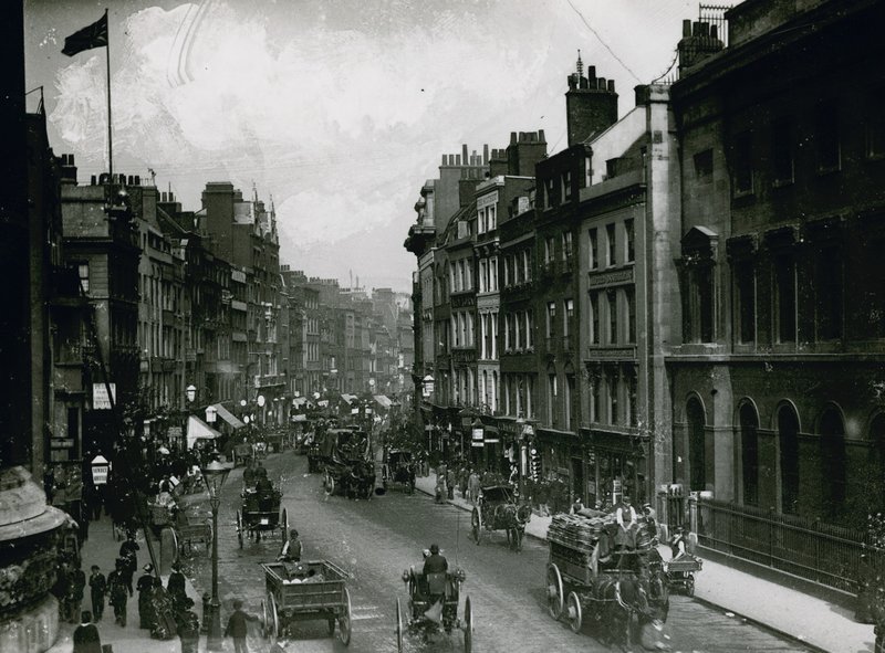 Fleet Street, Londyn autorstwa English Photographer