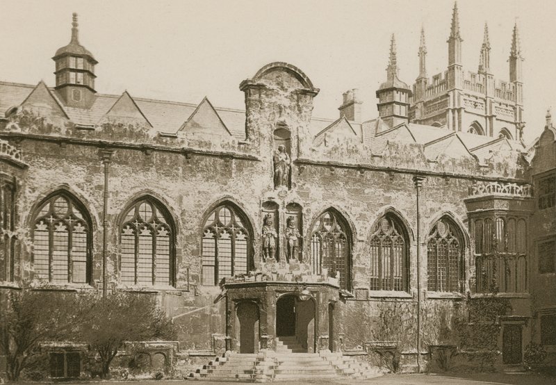 Front Quadrangle, Oriel College, Oxford autorstwa English Photographer