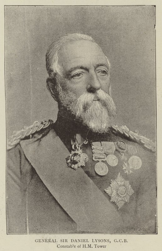 Generał Sir Daniel Lysons, GCB autorstwa English Photographer