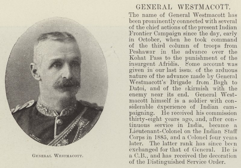 Generał Westmacott autorstwa English Photographer