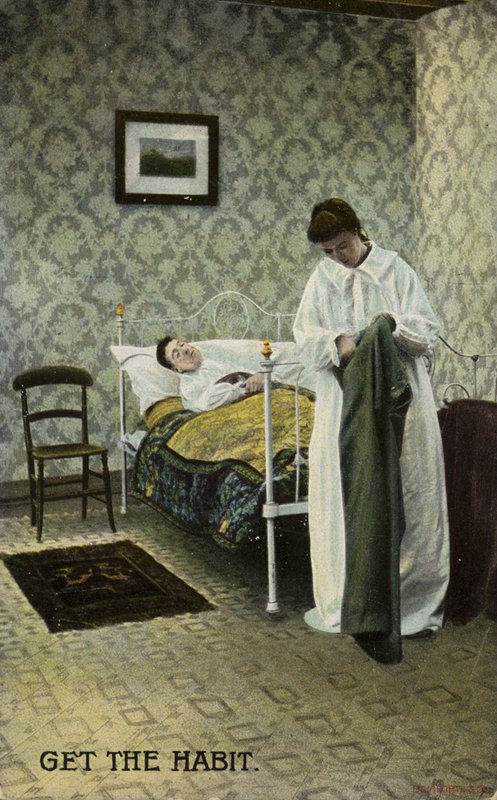 Zdobądź nawyk (chromolitho) autorstwa English Photographer