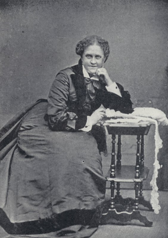 Helen Hunt Jackson (czarno-białe zdjęcie) autorstwa English Photographer