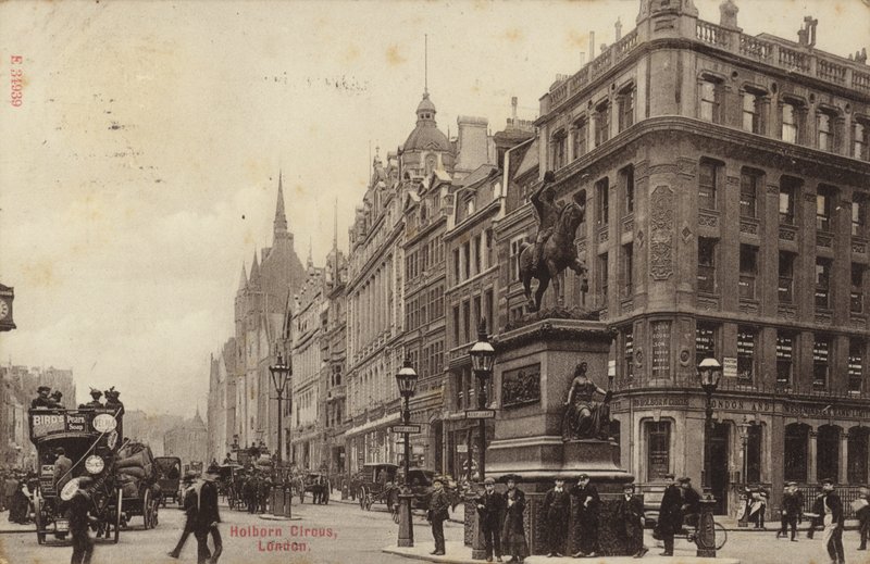 Holborn Circus, Londyn autorstwa English Photographer