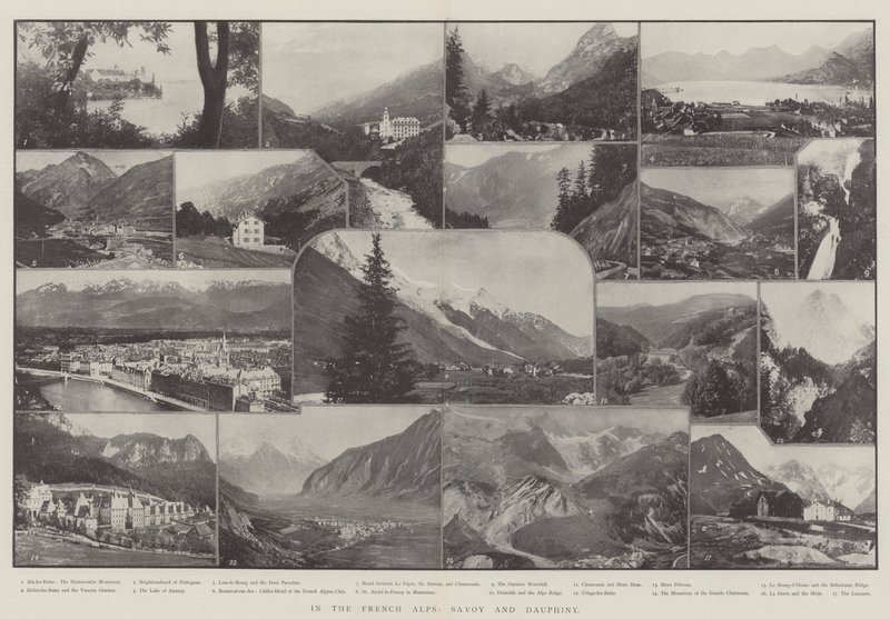 W Alpach Francuskich, Sabaudii i Dauphiny autorstwa English Photographer