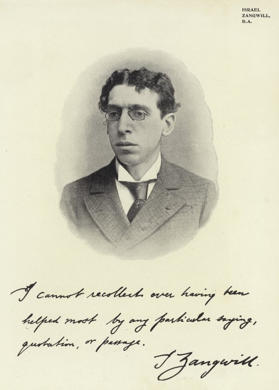 Izrael Zangwill, BA autorstwa English Photographer