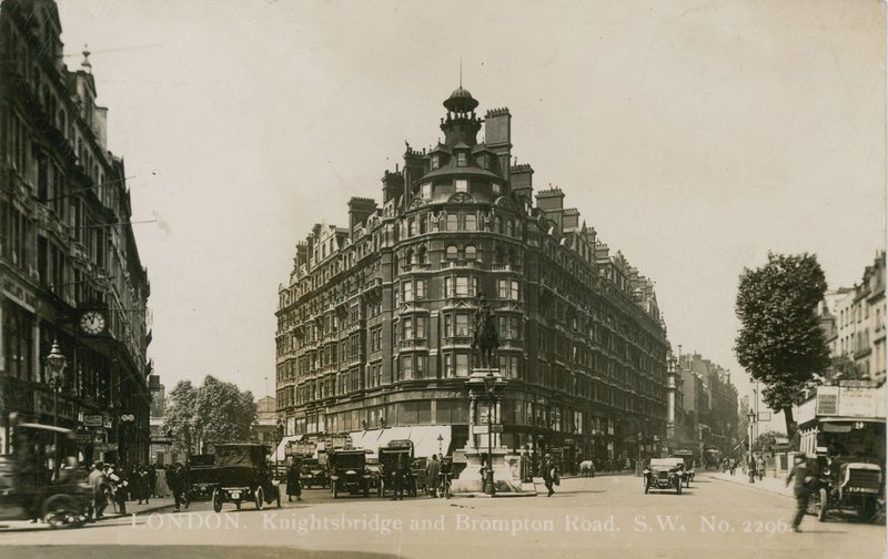 Knightsbridge i Brompton Road, SW, Londyn autorstwa English Photographer