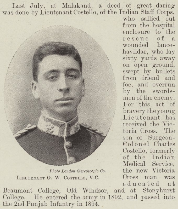 Porucznik G W Costello, VC autorstwa English Photographer