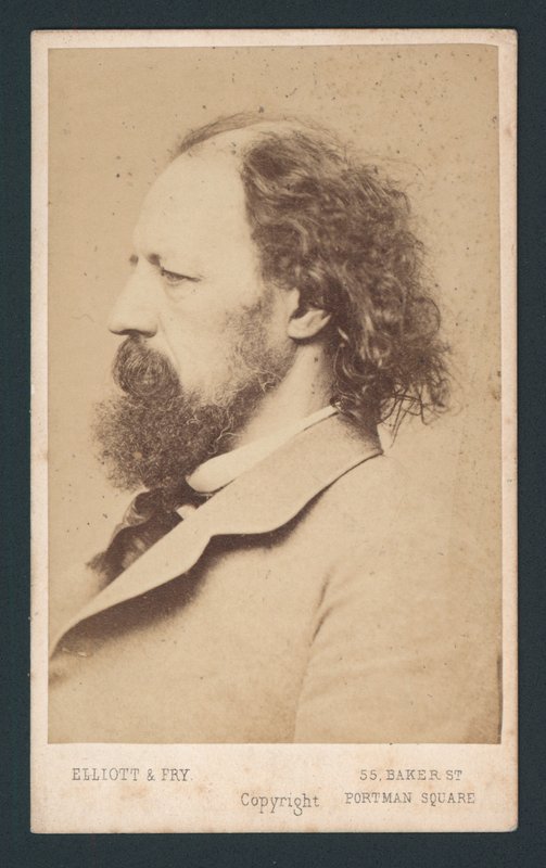 Lord Tennyson, wizytówka autorstwa English Photographer