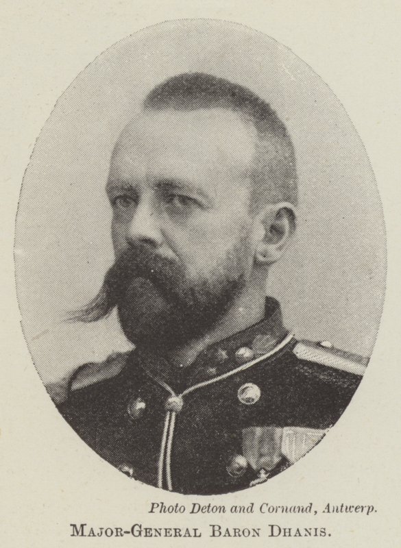 Generał dywizji baron Dhanis autorstwa English Photographer