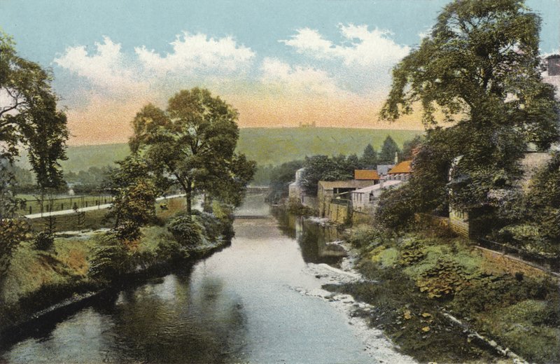 Most Matlock na rzece Derwent autorstwa English Photographer