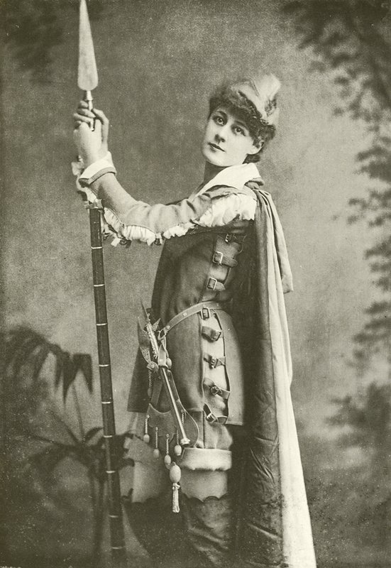 Panna Violet Vanbrugh jako Rosalind (grawiura) autorstwa English Photographer