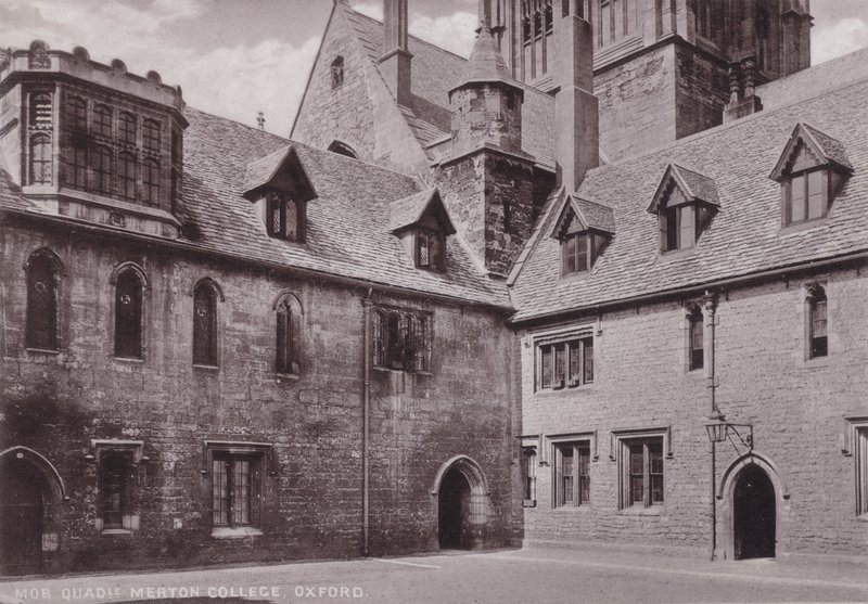 Mob Quadrangle Merton College, Oksford autorstwa English Photographer