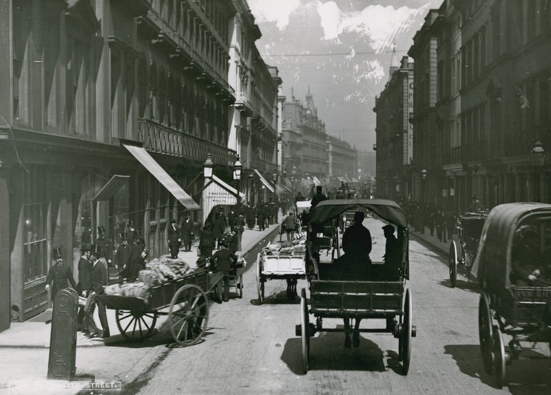 Moorgate Street, Londyn autorstwa English Photographer