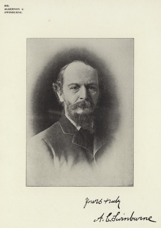 Pan Algernon C. Swinburne autorstwa English Photographer