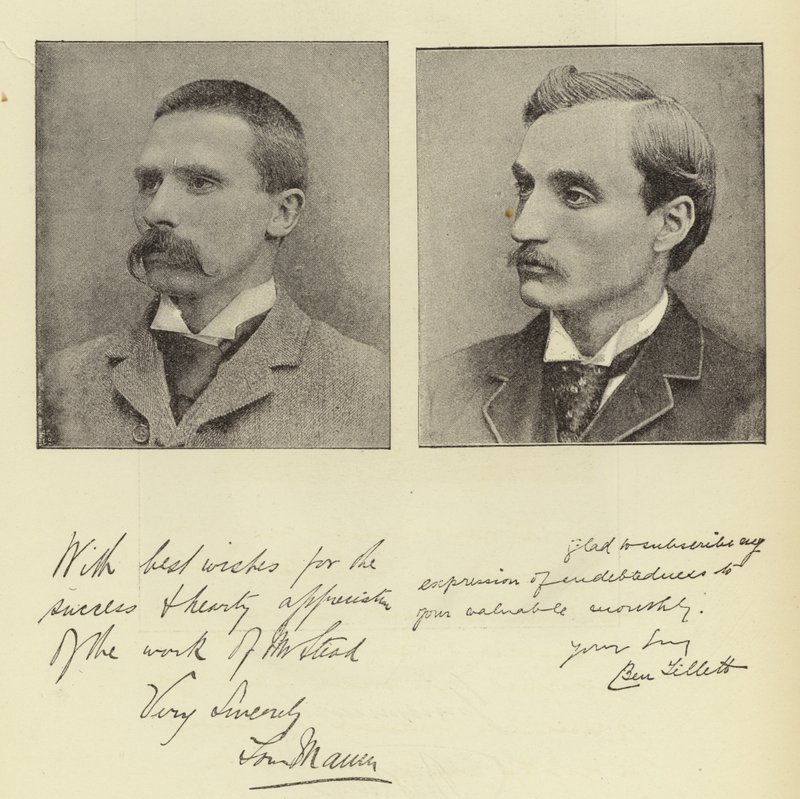 Pan Ben Tillett i Pan Tom Mann autorstwa English Photographer