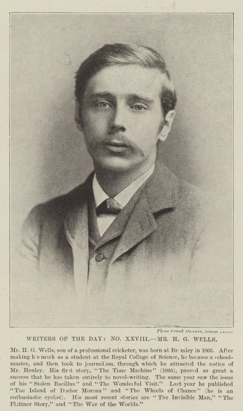 Pan H G Wells autorstwa English Photographer