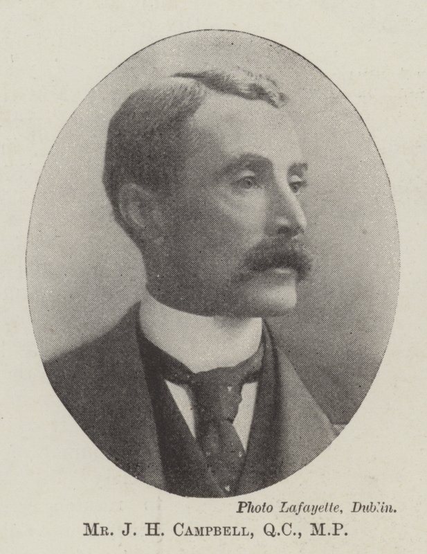 Pan JH Campbell, QC, MP autorstwa English Photographer