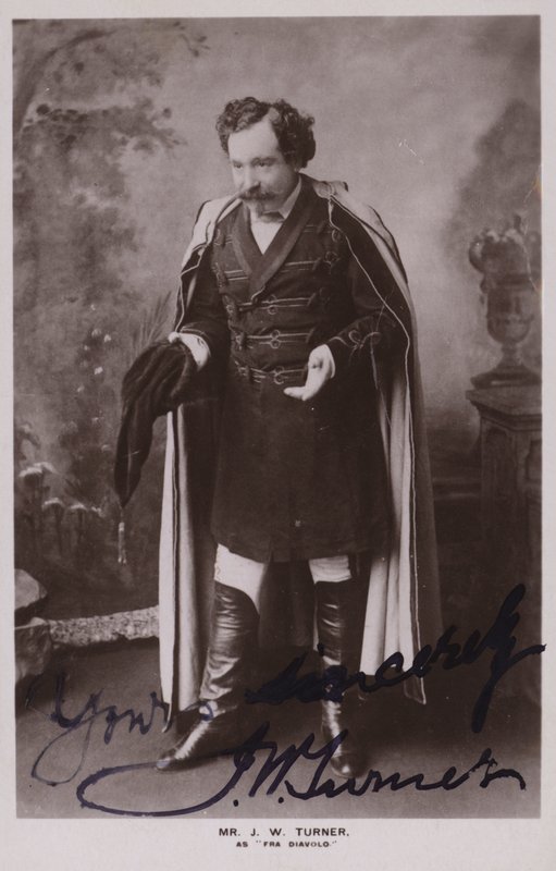 Pan JW Turner jako Fra Diavolo autorstwa English Photographer